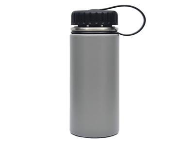 Garrafas esportivas em aço inox com tampa plana